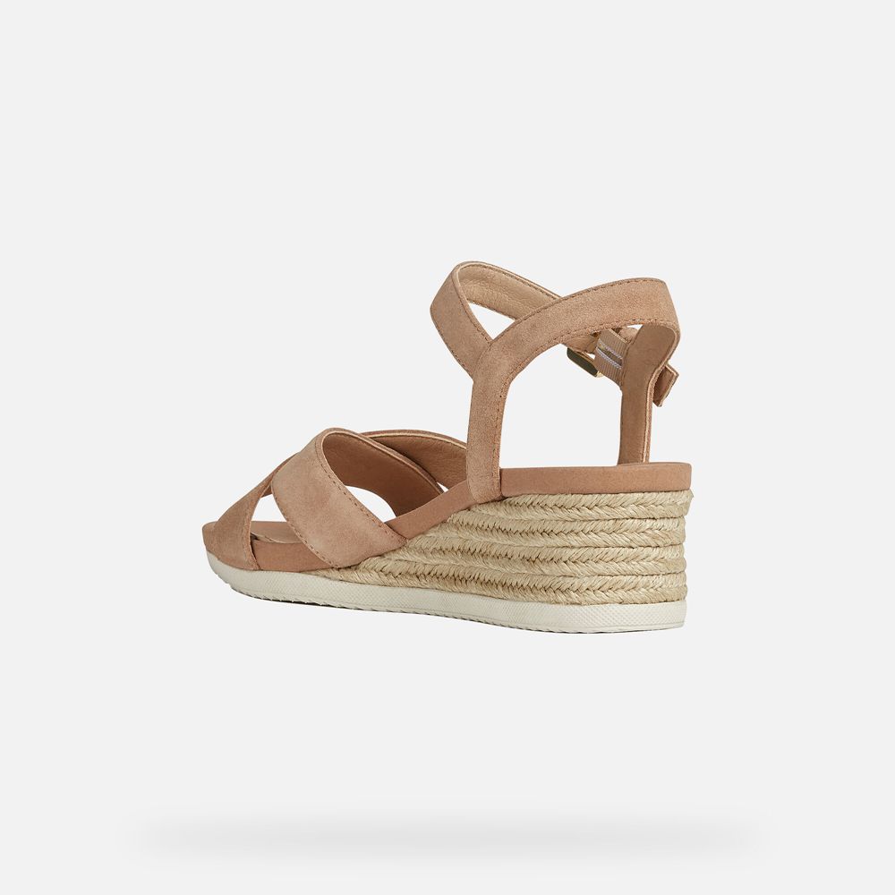 Sandalias Geox Senhora Caqui - Ischia - IJSNW4182